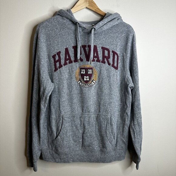 Vintage American Eagle League Harvard University Hooded Sweatshirt Hoodie Sz S - Picture 1 of 14